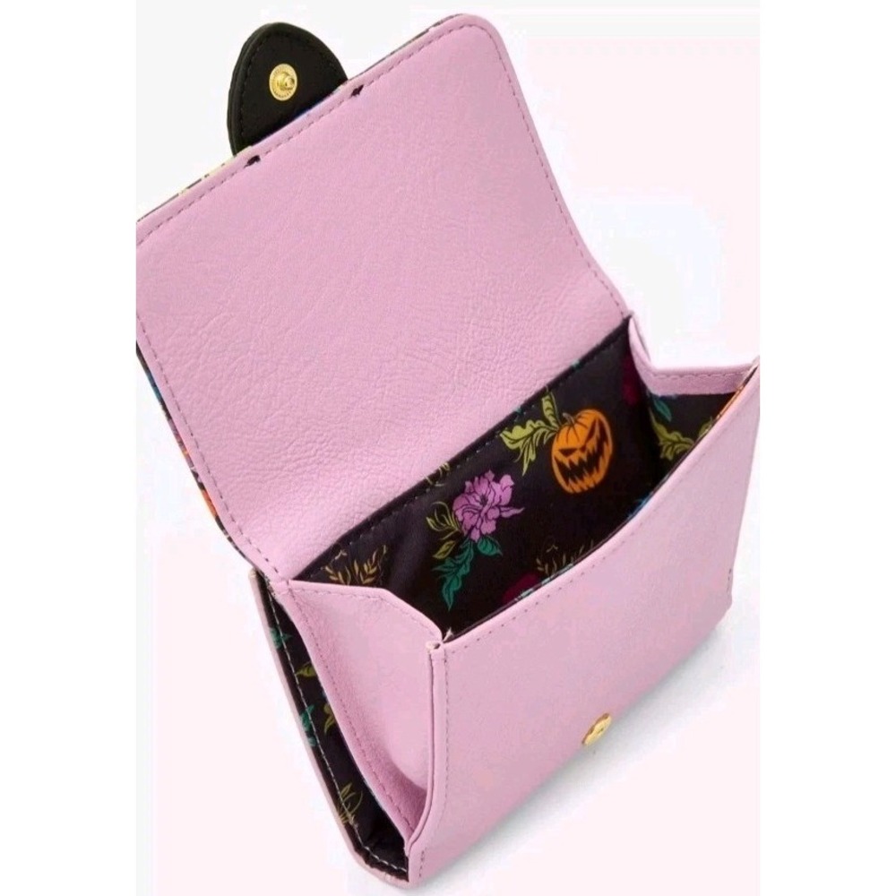 Loungefly Nightmare Before Christmas Oogie Boogie Floral Buckle Backpack Wallet - Picture 6 of 9